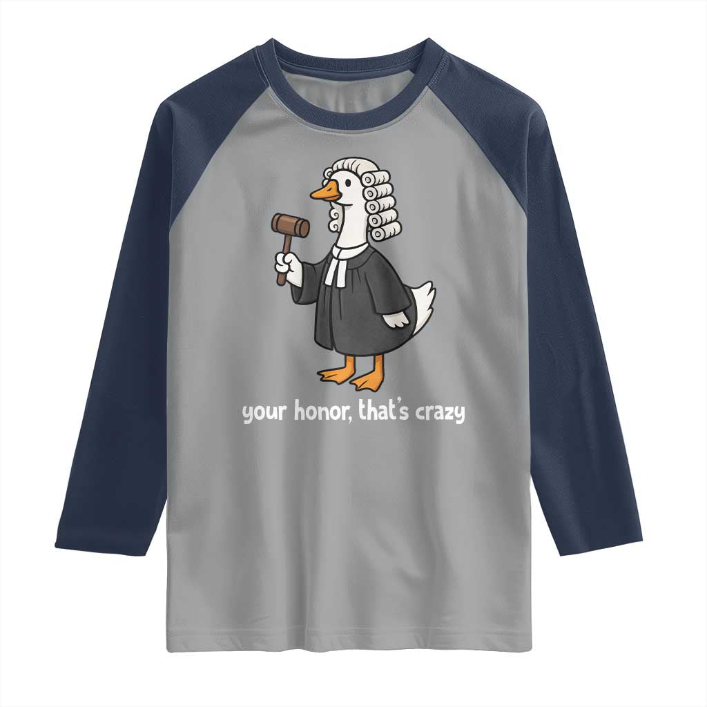 Goose Lawyer Raglan Shirt Law School Graduation Gift Funny Silly Gooses Lovers - Wonder Print Shop