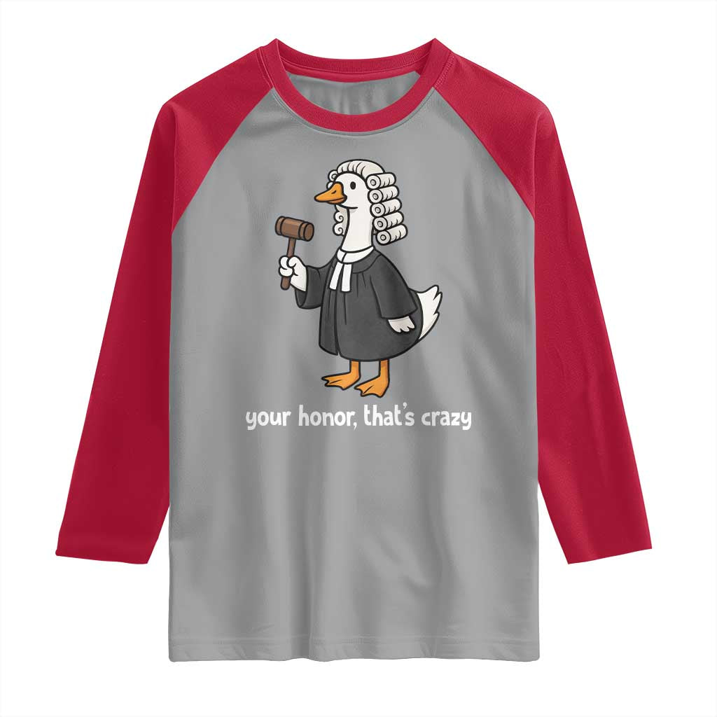 Goose Lawyer Raglan Shirt Law School Graduation Gift Funny Silly Gooses Lovers - Wonder Print Shop