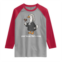 Goose Lawyer Raglan Shirt Law School Graduation Gift Funny Silly Gooses Lovers - Wonder Print Shop