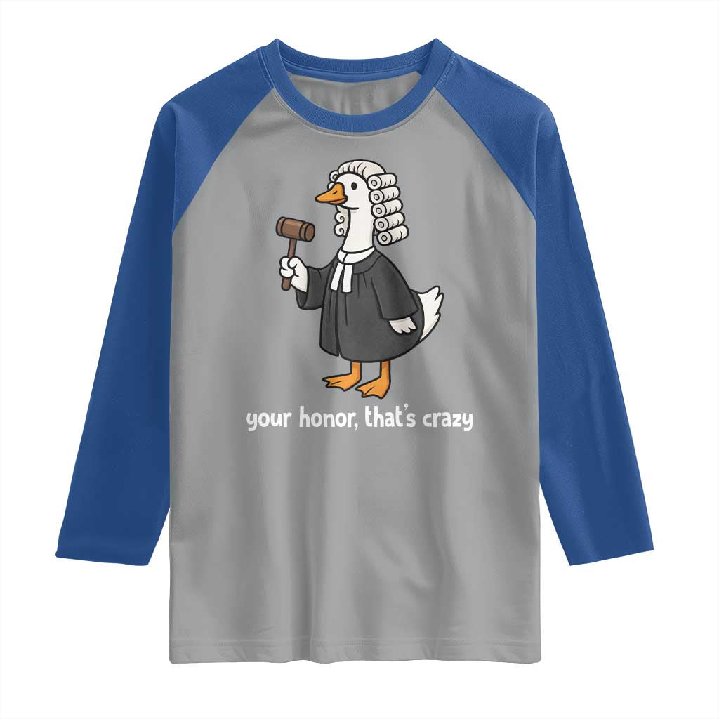 Goose Lawyer Raglan Shirt Law School Graduation Gift Funny Silly Gooses Lovers - Wonder Print Shop