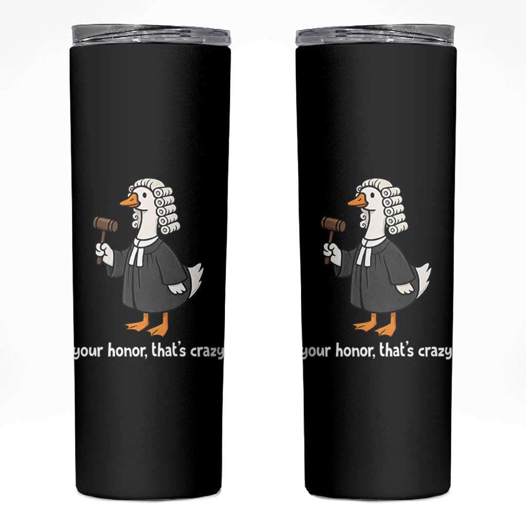 Goose Lawyer Skinny Tumbler Law School Graduation Gift Funny Silly Gooses Lovers - Wonder Print Shop