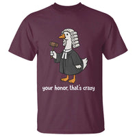 Goose Lawyer T Shirt Law School Graduation Gift Funny Silly Gooses Lovers - Wonder Print Shop