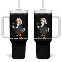 Goose Lawyer Tumbler With Handle Law School Graduation Gift Funny Silly Gooses Lovers - Wonder Print Shop