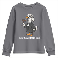 Goose Lawyer Youth Sweatshirt Law School Graduation Gift Funny Silly Gooses Lovers - Wonder Print Shop