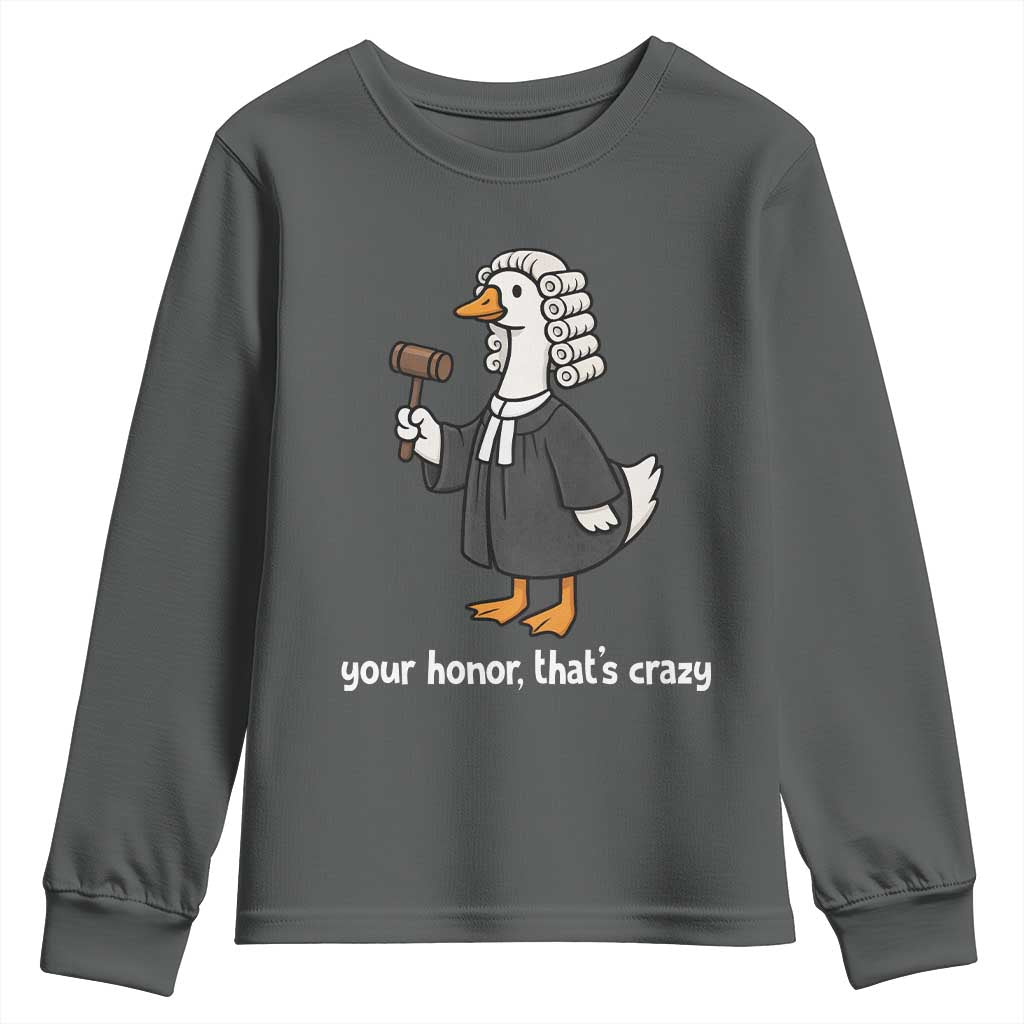 Goose Lawyer Youth Sweatshirt Law School Graduation Gift Funny Silly Gooses Lovers - Wonder Print Shop