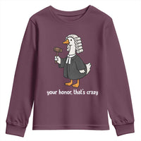 Goose Lawyer Youth Sweatshirt Law School Graduation Gift Funny Silly Gooses Lovers - Wonder Print Shop