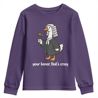 Goose Lawyer Youth Sweatshirt Law School Graduation Gift Funny Silly Gooses Lovers - Wonder Print Shop