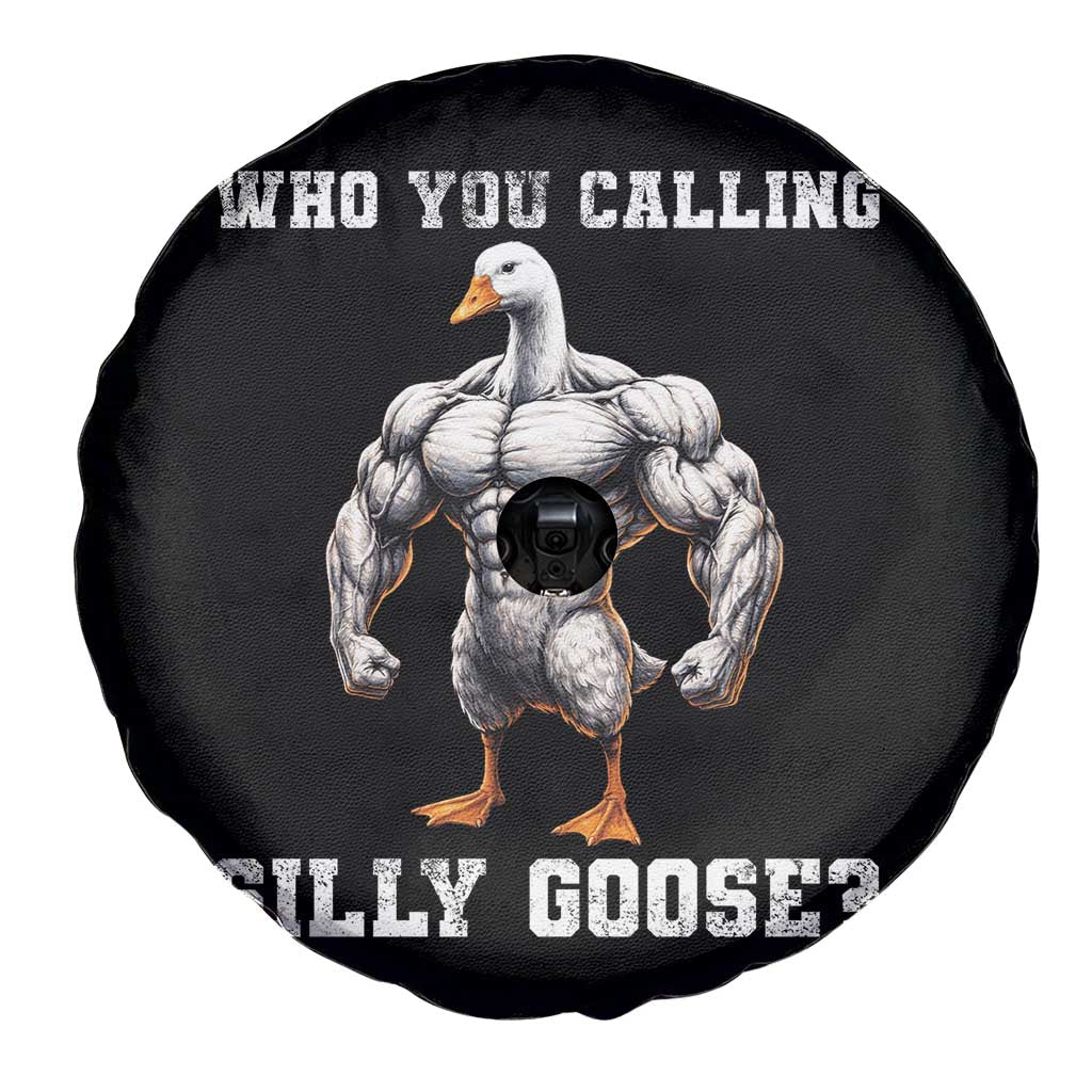 Who You Calling Silly Goose Funny Gym Meme Spare Tire Cover - Wonder Print Shop