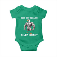 Who You Calling Silly Goose Funny Gym Meme Baby Onesie - Wonder Print Shop