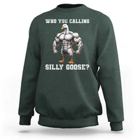 Who You Calling Silly Goose Funny Gym Meme Sweatshirt - Wonder Print Shop