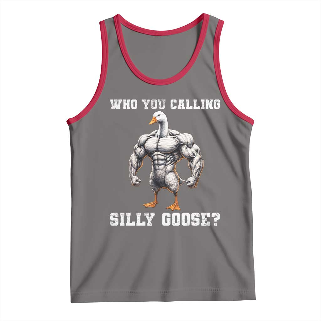 Who You Calling Silly Goose Funny Gym Meme Tank Top - Wonder Print Shop