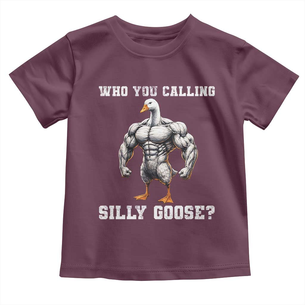 Who You Calling Silly Goose Funny Gym Meme Toddler T Shirt - Wonder Print Shop