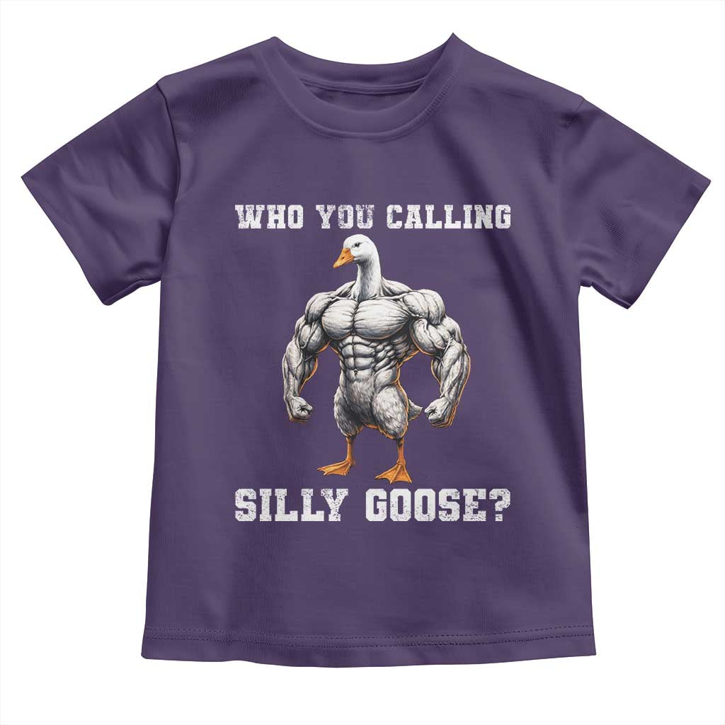 Who You Calling Silly Goose Funny Gym Meme Toddler T Shirt - Wonder Print Shop