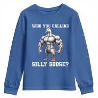 Who You Calling Silly Goose Funny Gym Meme Youth Sweatshirt - Wonder Print Shop