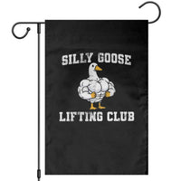 Silly Goose Lifting Club Garden Flag Funny Gym Meme - Wonder Print Shop