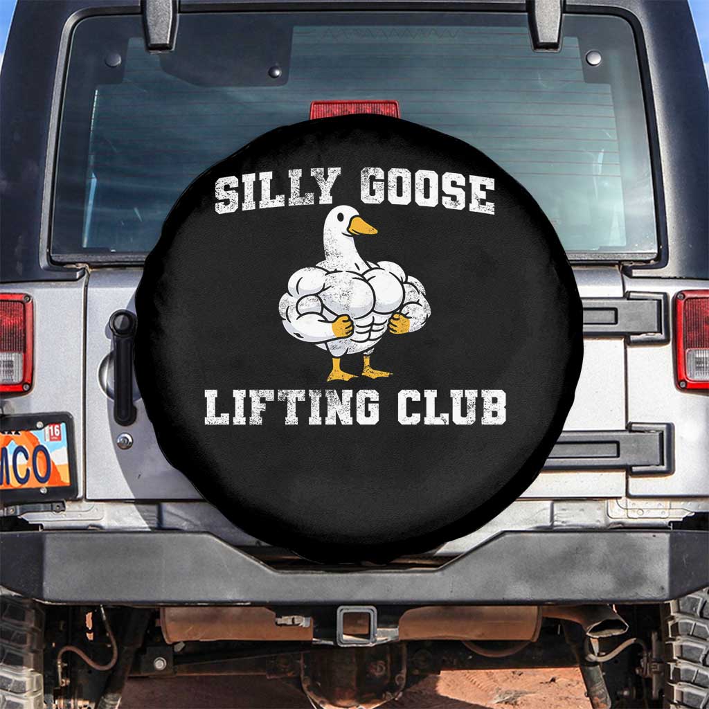 Silly Goose Lifting Club Spare Tire Cover Funny Gym Meme - Wonder Print Shop