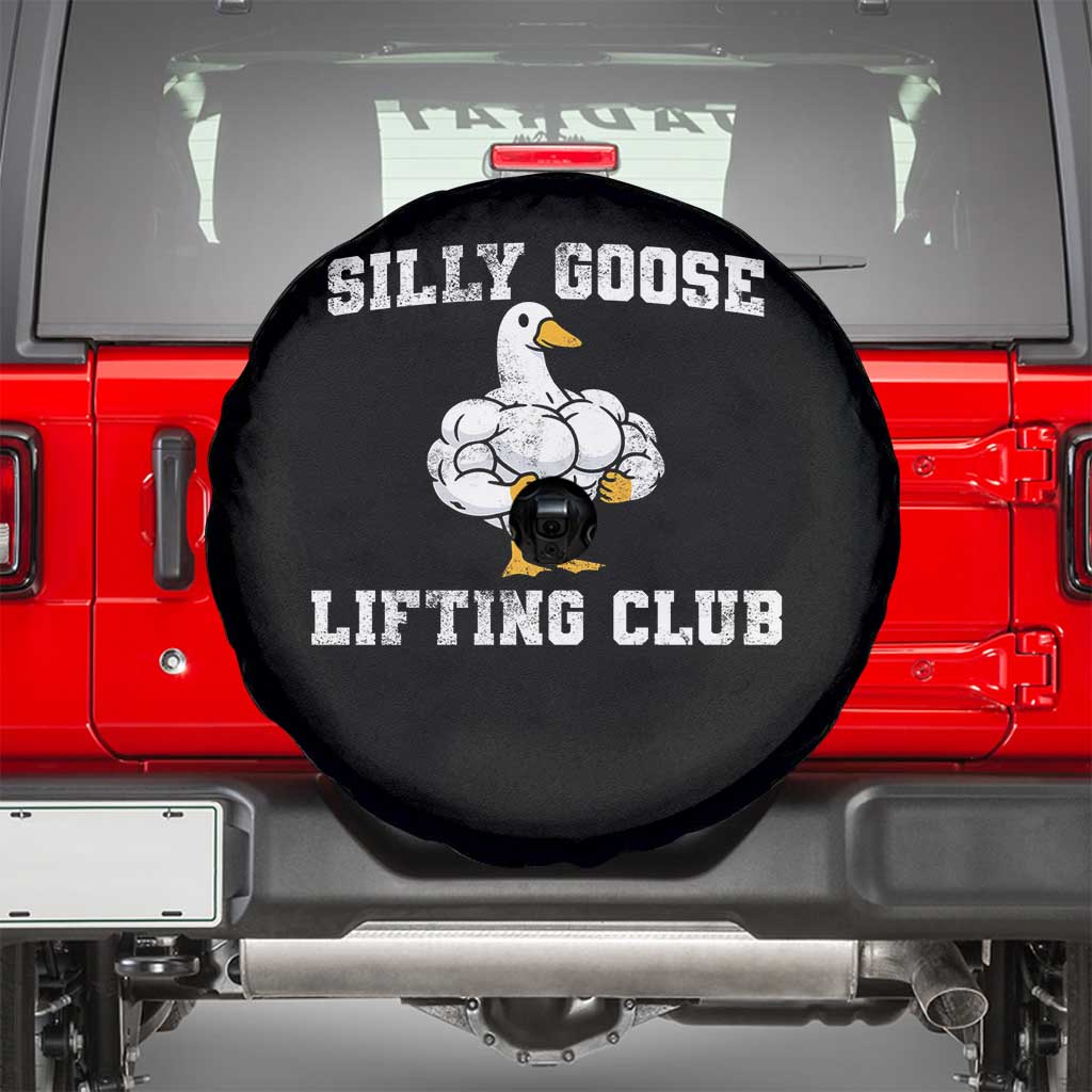 Silly Goose Lifting Club Spare Tire Cover Funny Gym Meme - Wonder Print Shop