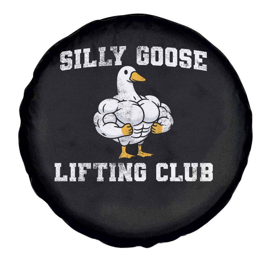 Silly Goose Lifting Club Spare Tire Cover Funny Gym Meme - Wonder Print Shop