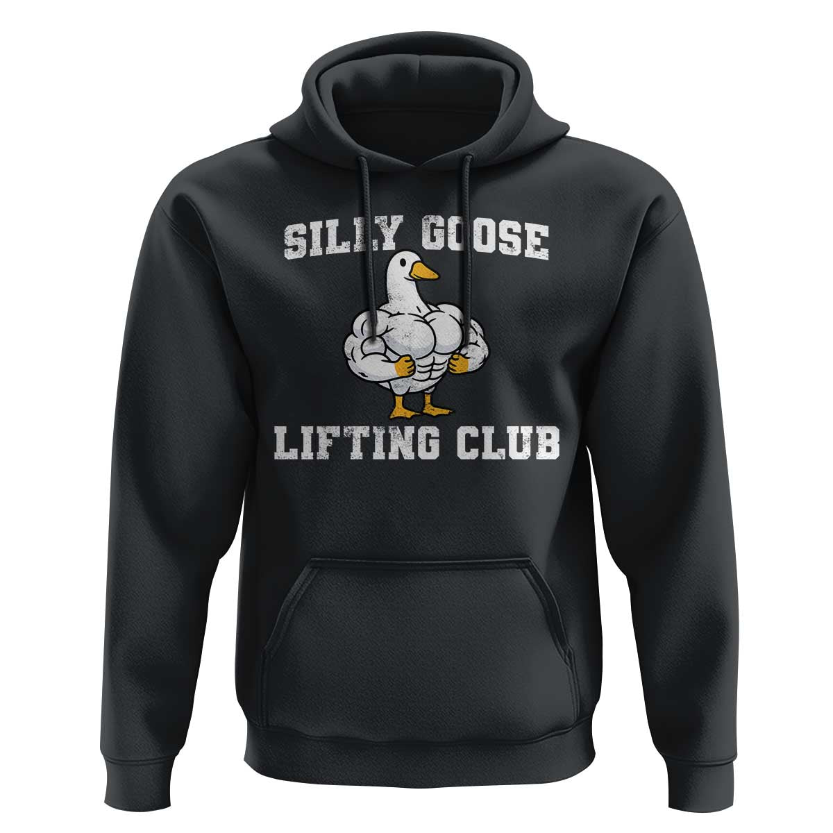 Silly Goose Lifting Club Hoodie Funny Gym Meme - Wonder Print Shop
