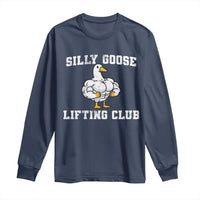 Silly Goose Lifting Club Long Sleeve Shirt Funny Gym Meme - Wonder Print Shop