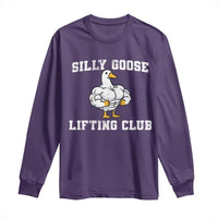 Silly Goose Lifting Club Long Sleeve Shirt Funny Gym Meme - Wonder Print Shop