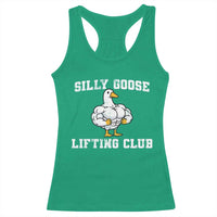 Silly Goose Lifting Club Racerback Tank Top Funny Gym Meme - Wonder Print Shop