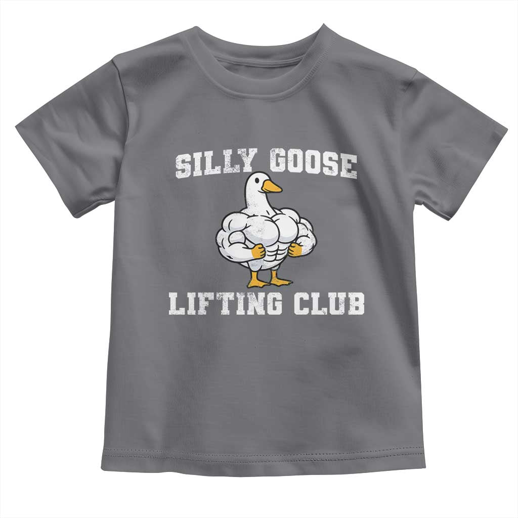Silly Goose Lifting Club Toddler T Shirt Funny Gym Meme - Wonder Print Shop