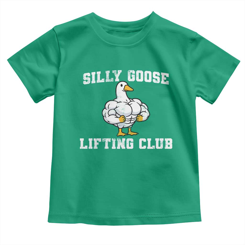 Silly Goose Lifting Club Toddler T Shirt Funny Gym Meme - Wonder Print Shop