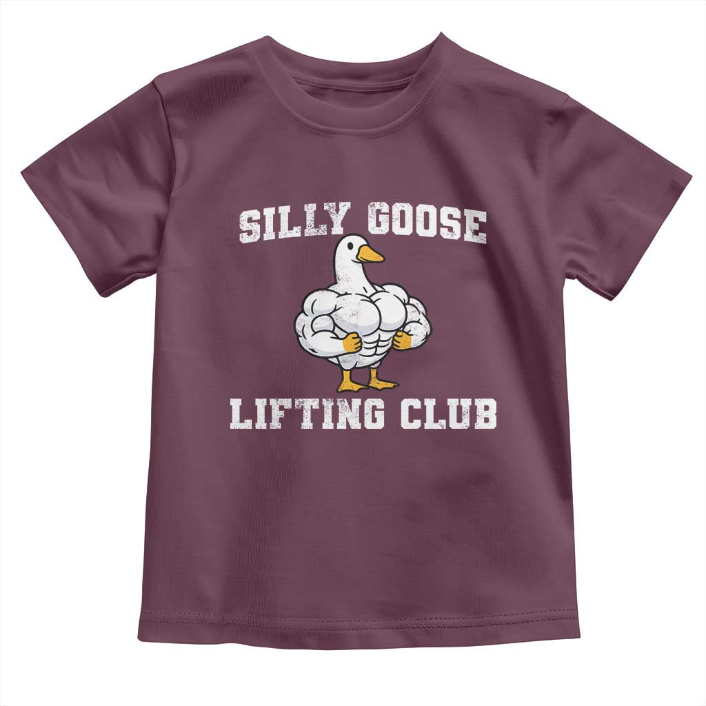 Silly Goose Lifting Club Toddler T Shirt Funny Gym Meme - Wonder Print Shop