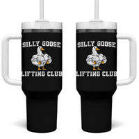 Silly Goose Lifting Club Tumbler With Handle Funny Gym Meme - Wonder Print Shop