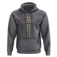 Christian Drummer Hoodie Drumstick Cross Rock Music Lover Gift - Wonder Print Shop