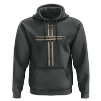 Christian Drummer Hoodie Drumstick Cross Rock Music Lover Gift - Wonder Print Shop