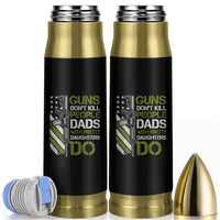 Funny Girl Dad Bullet Tumbler Guns Dont Kill People Dads with Pretty Daughters Do US Flag - Wonder Print Shop