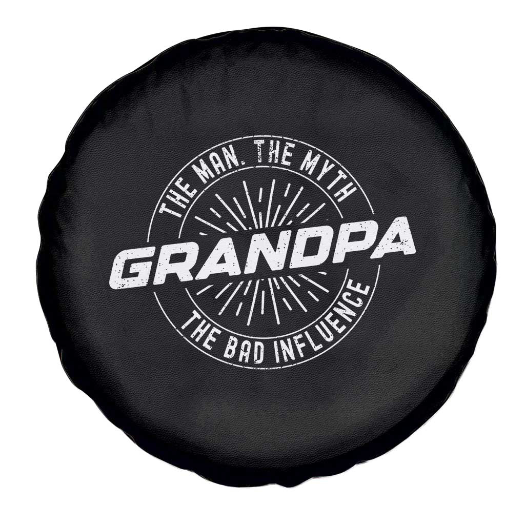 Funny Grandpa Spare Tire Cover Man Myth Bad Influence Funny Fathers Day - Wonder Print Shop