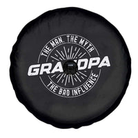 Funny Grandpa Spare Tire Cover Man Myth Bad Influence Funny Fathers Day - Wonder Print Shop