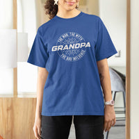 Funny Grandpa T Shirt For Women Man Myth Bad Influence Funny Fathers Day - Wonder Print Shop