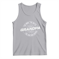 Funny Grandpa Tank Top Man Myth Bad Influence Funny Fathers Day - Wonder Print Shop