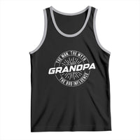 Funny Grandpa Tank Top Man Myth Bad Influence Funny Fathers Day - Wonder Print Shop