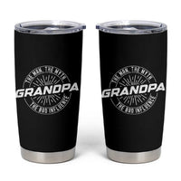 Funny Grandpa Tumbler Cup Man Myth Bad Influence Funny Fathers Day - Wonder Print Shop