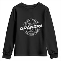 Funny Grandpa Youth Sweatshirt Man Myth Bad Influence Funny Fathers Day - Wonder Print Shop