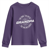 Funny Grandpa Youth Sweatshirt Man Myth Bad Influence Funny Fathers Day - Wonder Print Shop