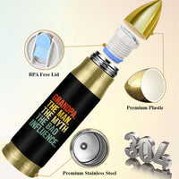 Funny Grandpa Bullet Tumbler Retro Man Myth Bad Influence Best Funny Fathers Day - Wonder Print Shop