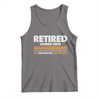 Funny Retirement Tank Top Retired Under New Management See Grandkids For Details - Wonder Print Shop