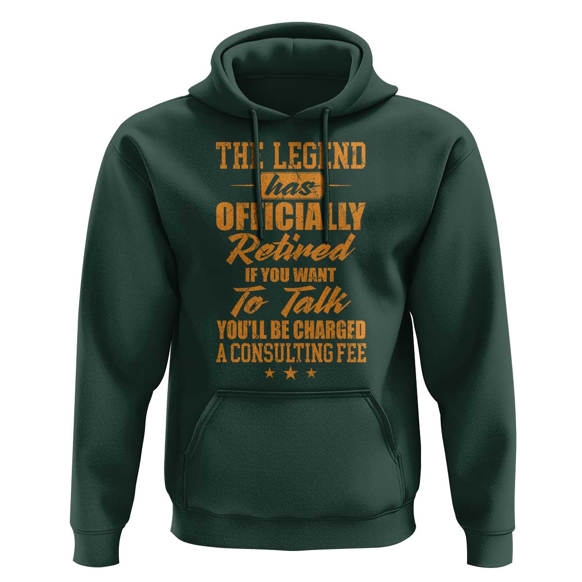 The Legend Has Retired Hoodie Funny Retirement Party Gag Gift