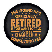 Funny Retirement Spare Tire Cover Funny The Legend Has Retired - Wonder Print Shop