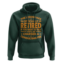 Funny Retirement Hoodie Funny The Legend Has Retired - Wonder Print Shop