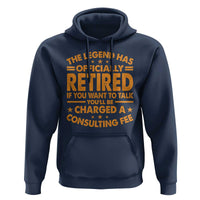 Funny Retirement Hoodie Funny The Legend Has Retired - Wonder Print Shop