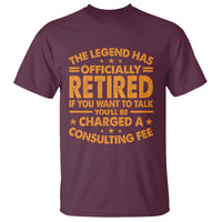 Funny Retirement T Shirt Funny The Legend Has Retired - Wonder Print Shop