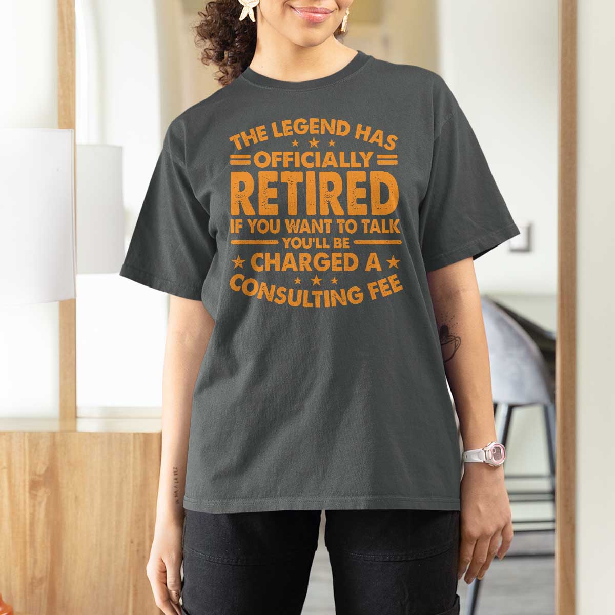 Funny Retirement T Shirt For Women Funny The Legend Has Retired - Wonder Print Shop
