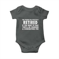 Funny Retirement Baby Onesie Funny The Legend Has Retired Grandpa Dad Humor - Wonder Print Shop